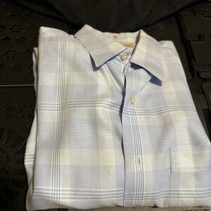 Tommy Bahama Blue and White Dress Shirt 15 1/2 34/35
